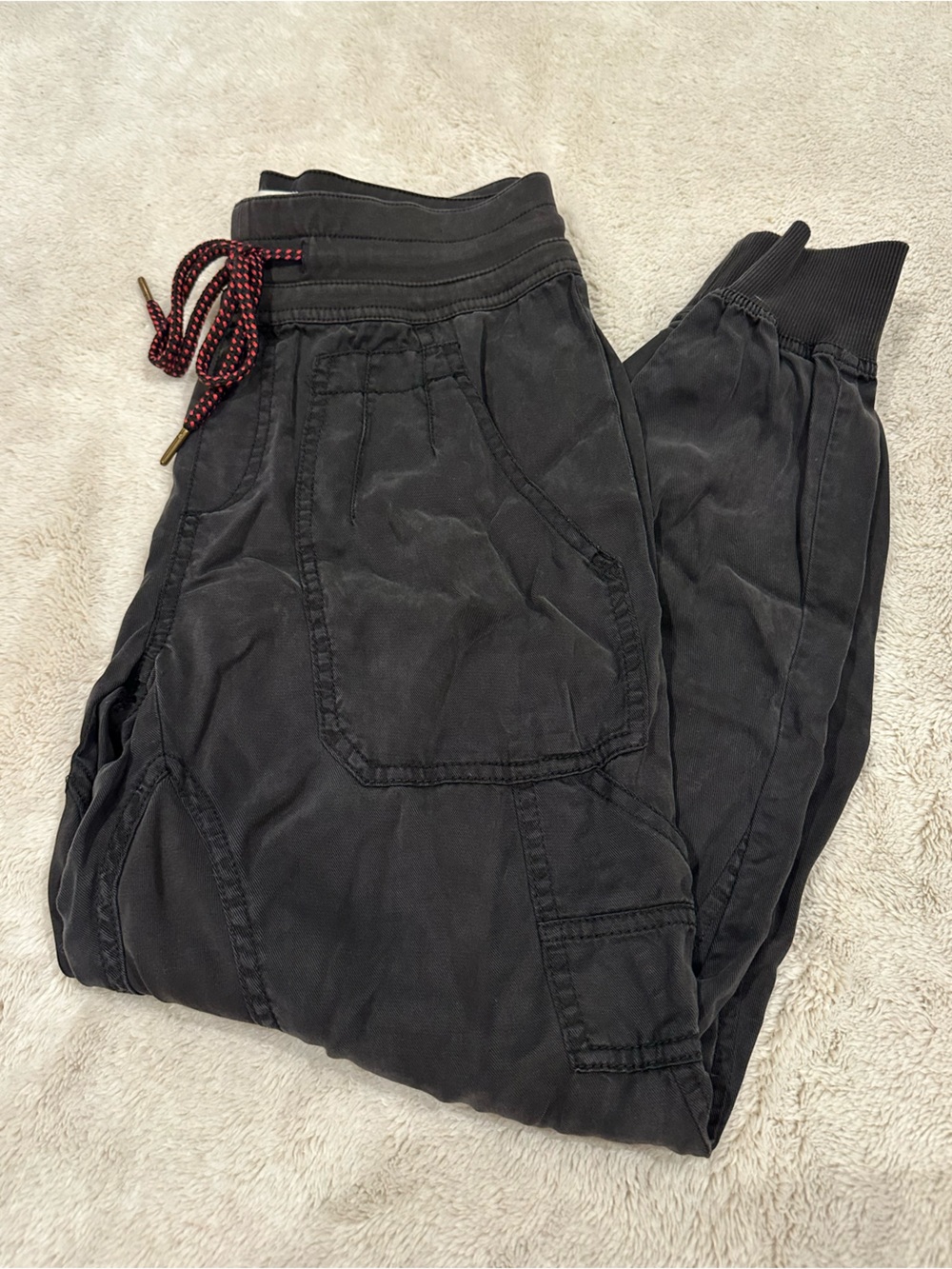 anthropologie cargo pants joggers size extra small